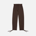 Ganni Drapey Melange Elasticated Waist Pant - Mole