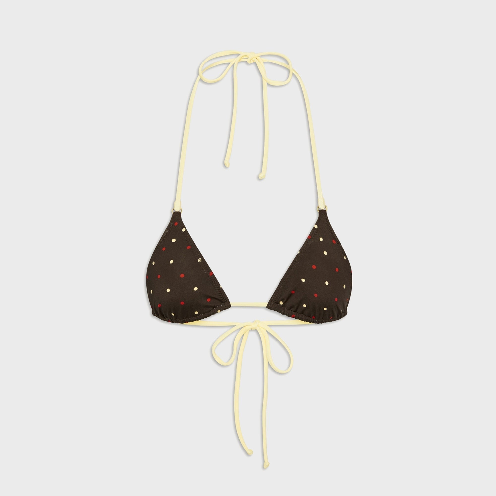 Frankies Bikinis Nick Satin Top - Honey Bug