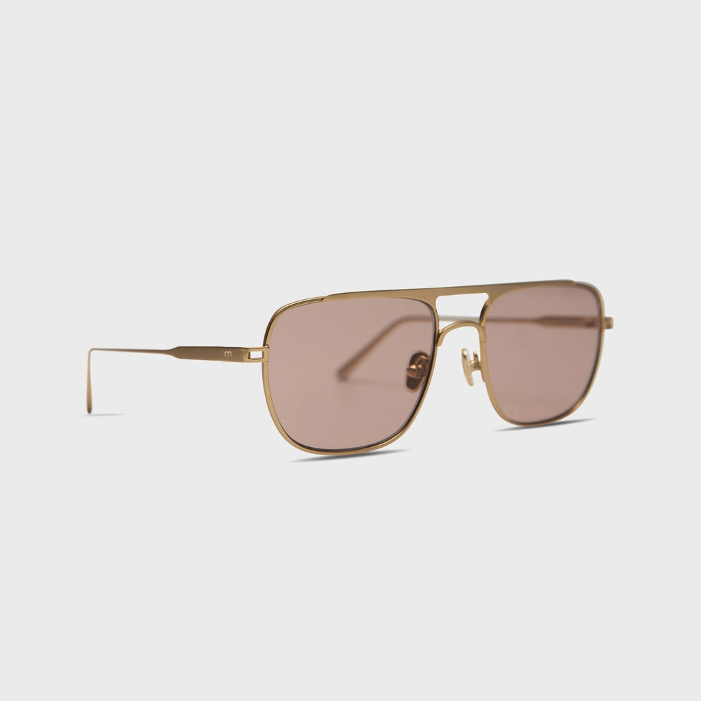 Elisa Johnson Jane Sunglasses - Gold / Amber