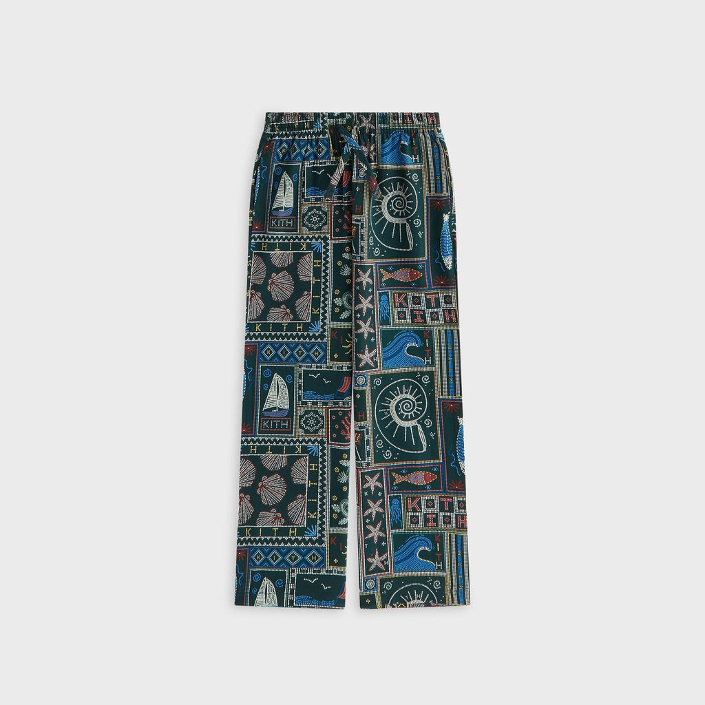 Kith Kids Beach Tile Wide Leg Pant - Stadium