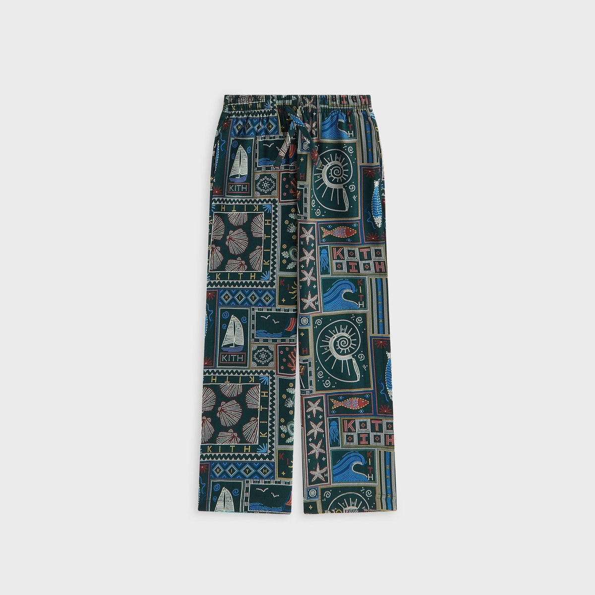 Kith Kids Beach Tile Wide Leg Pant - Stadium