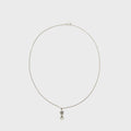Emanuele Bicocchi Stella Notre Dame Pearl Necklace - Silver