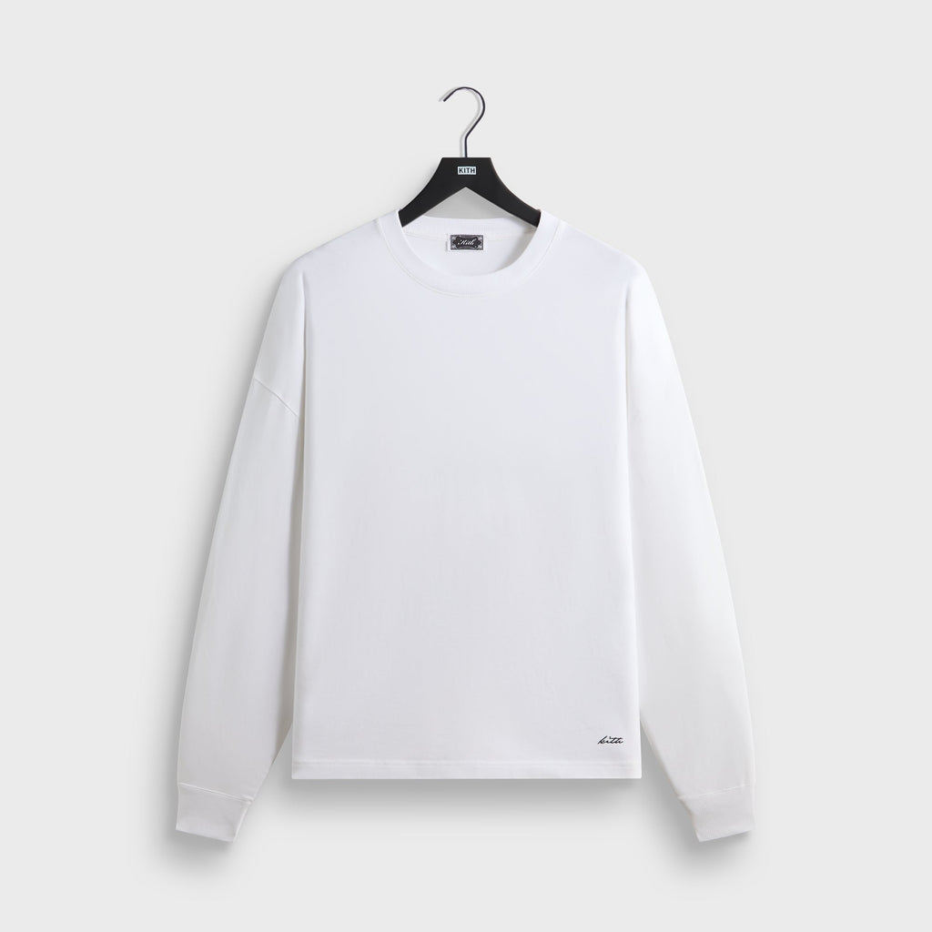 Kith Long Sleeve Lawson Tee - White