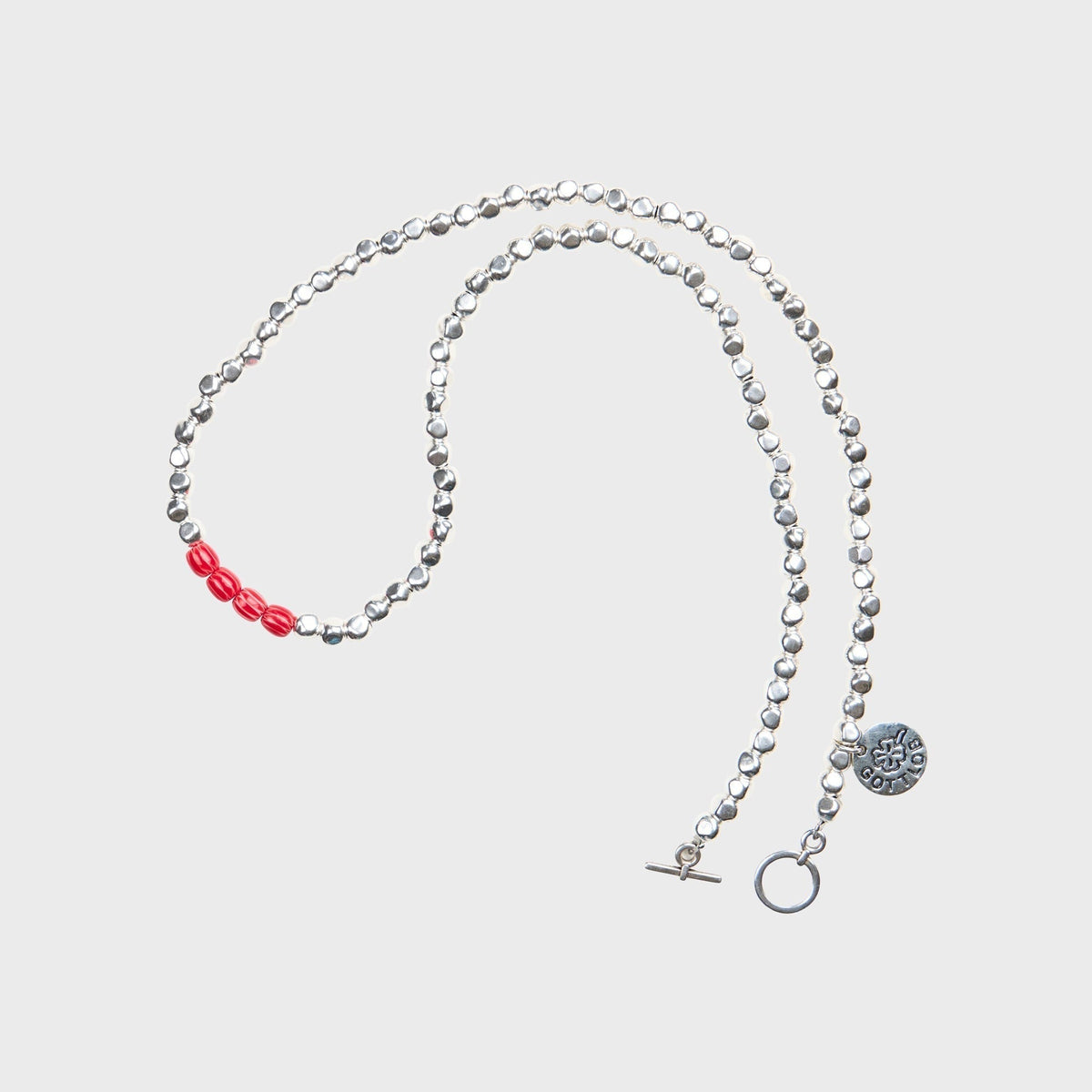 Gottlob Edition No. 2 Necklace - Red / White