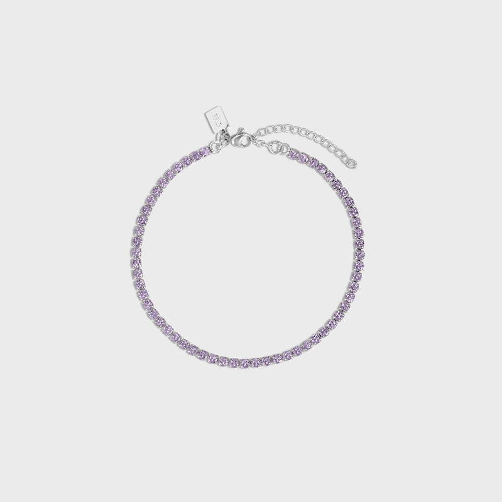 Crystal Haze Serena Anklet - Lavender