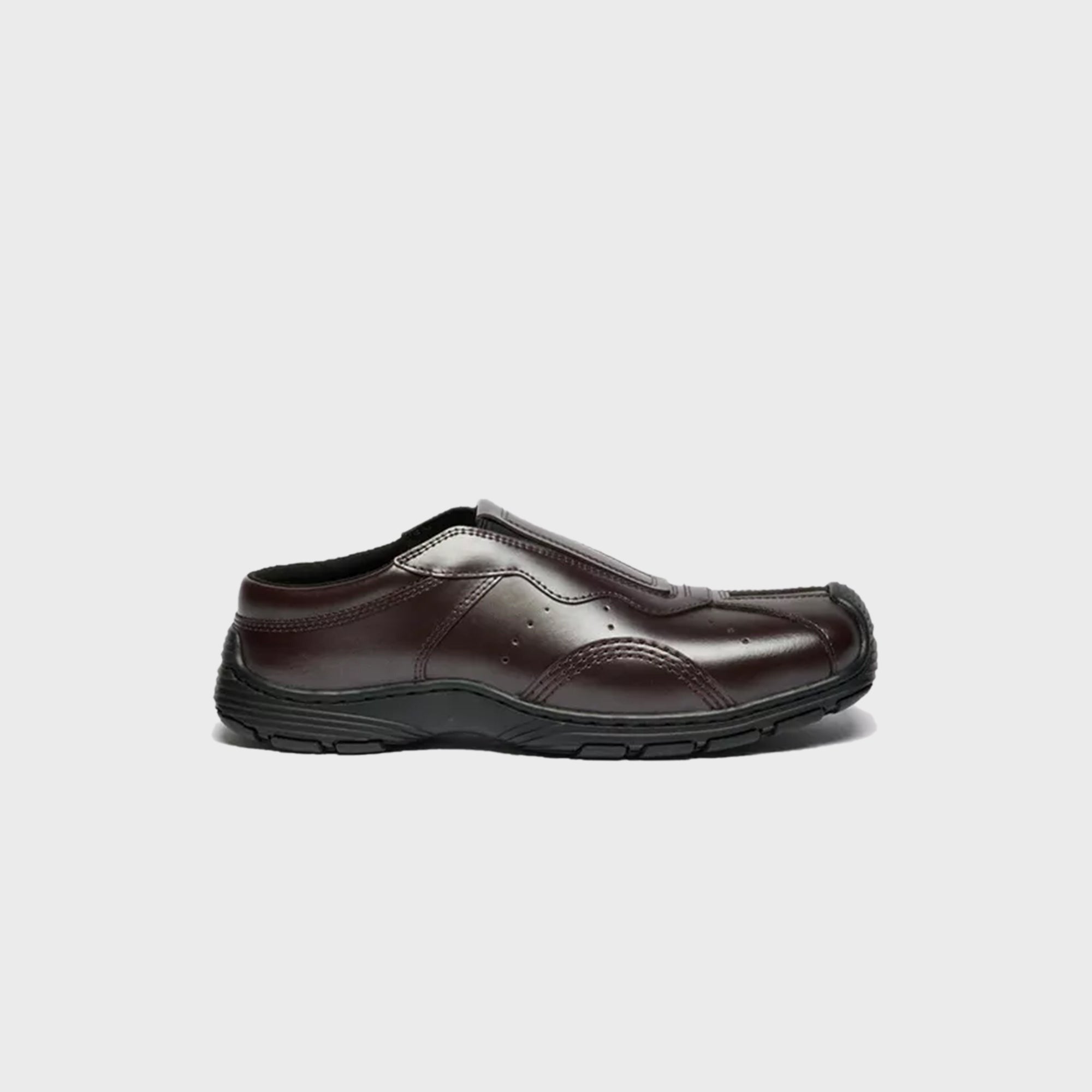 Dr. Martens Aurix Satin Finish Leather Mule - Oxblood