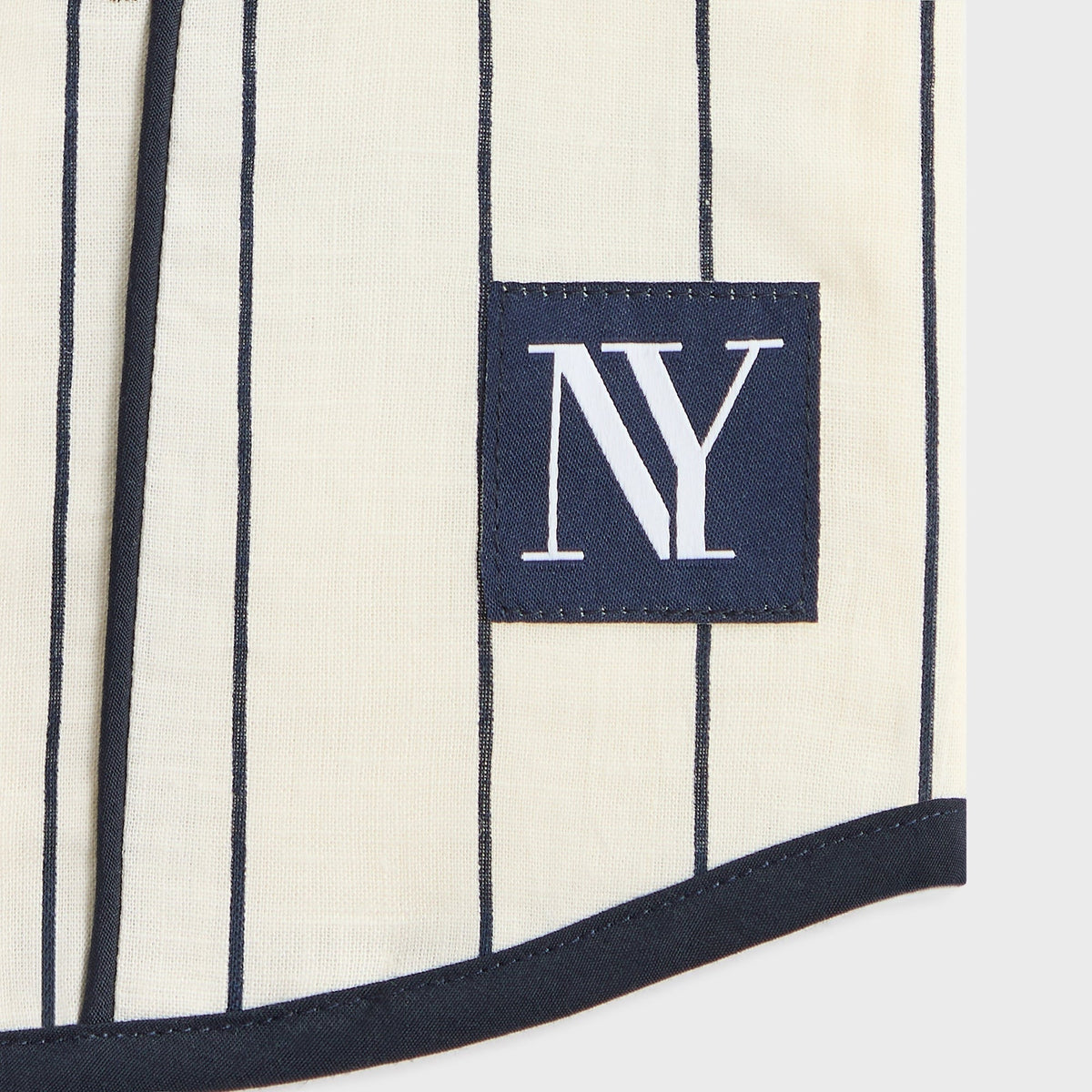 Kith Baby Pinstripe Baseball Shirt - Silk