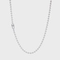 GOOD ART HLYWD Logo Poplock Necklace - Silver