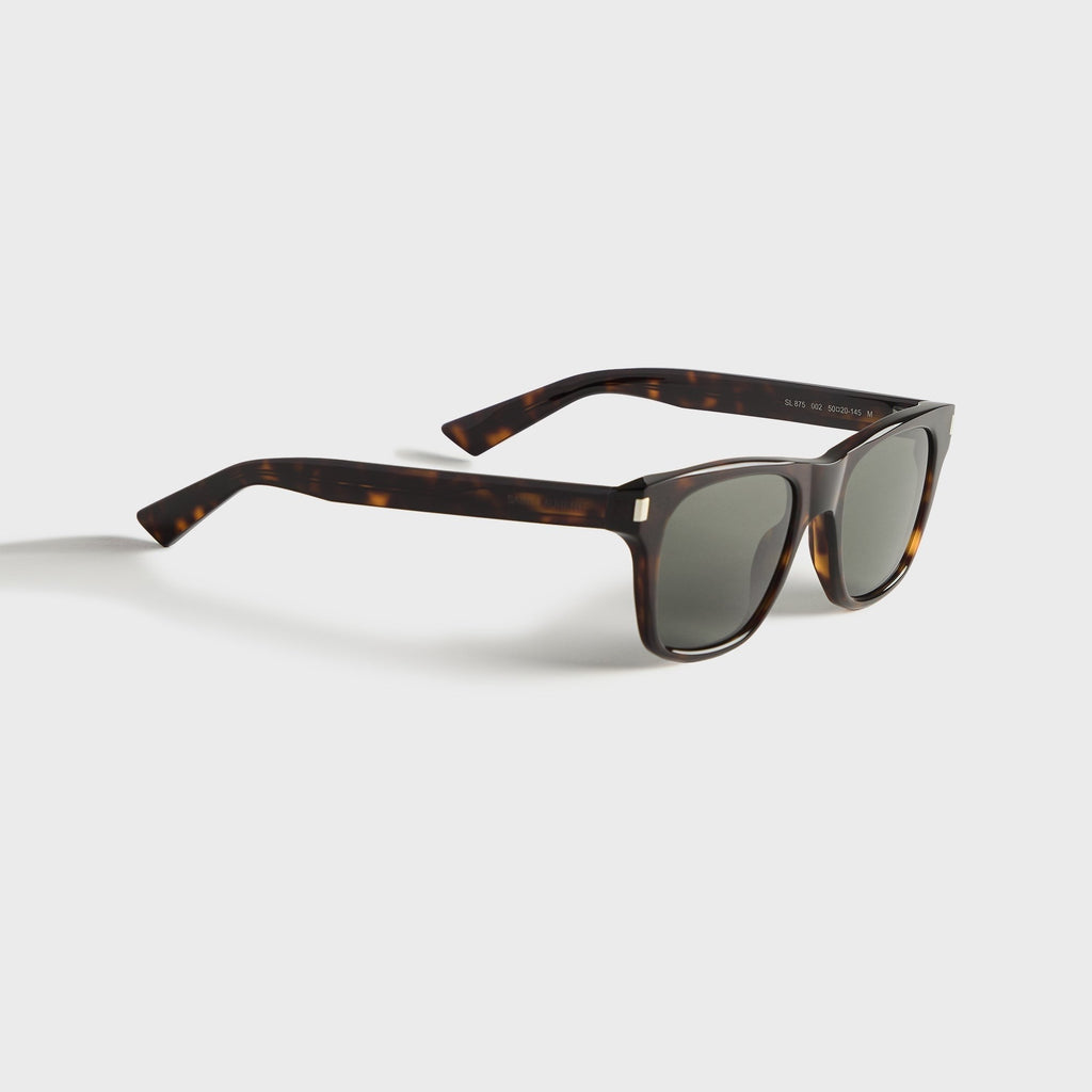 Saint Laurent 53MM Rectangular Sunglasses - Havana / Grey