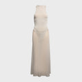 Isa Boulder Cowl Maxi Dress - Ash