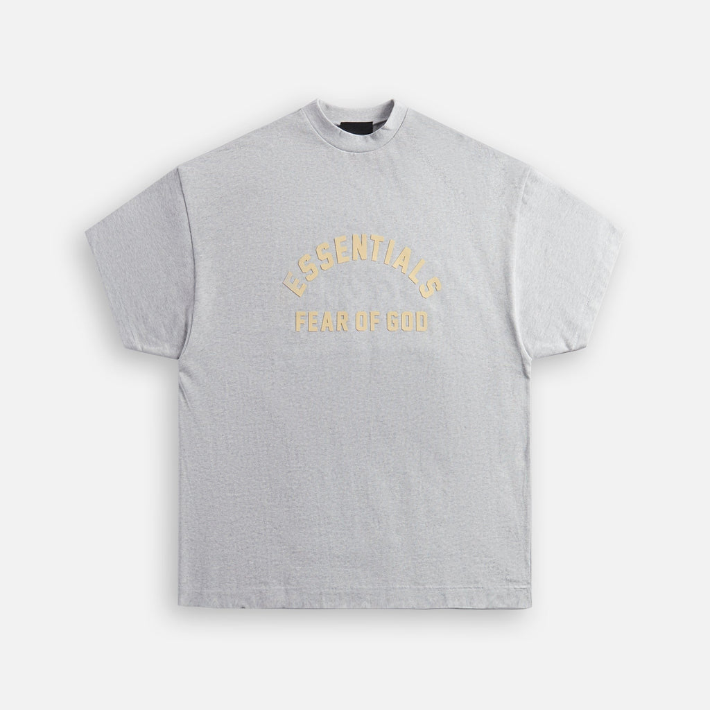 Essentials Crewneck Tee - Light Heather Grey