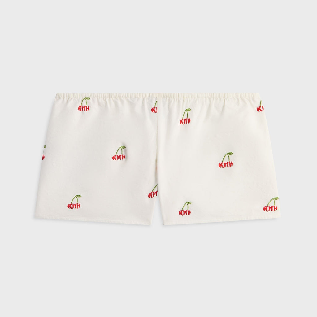 Kith Women Esbe Cherry Oxford Micro Short - White