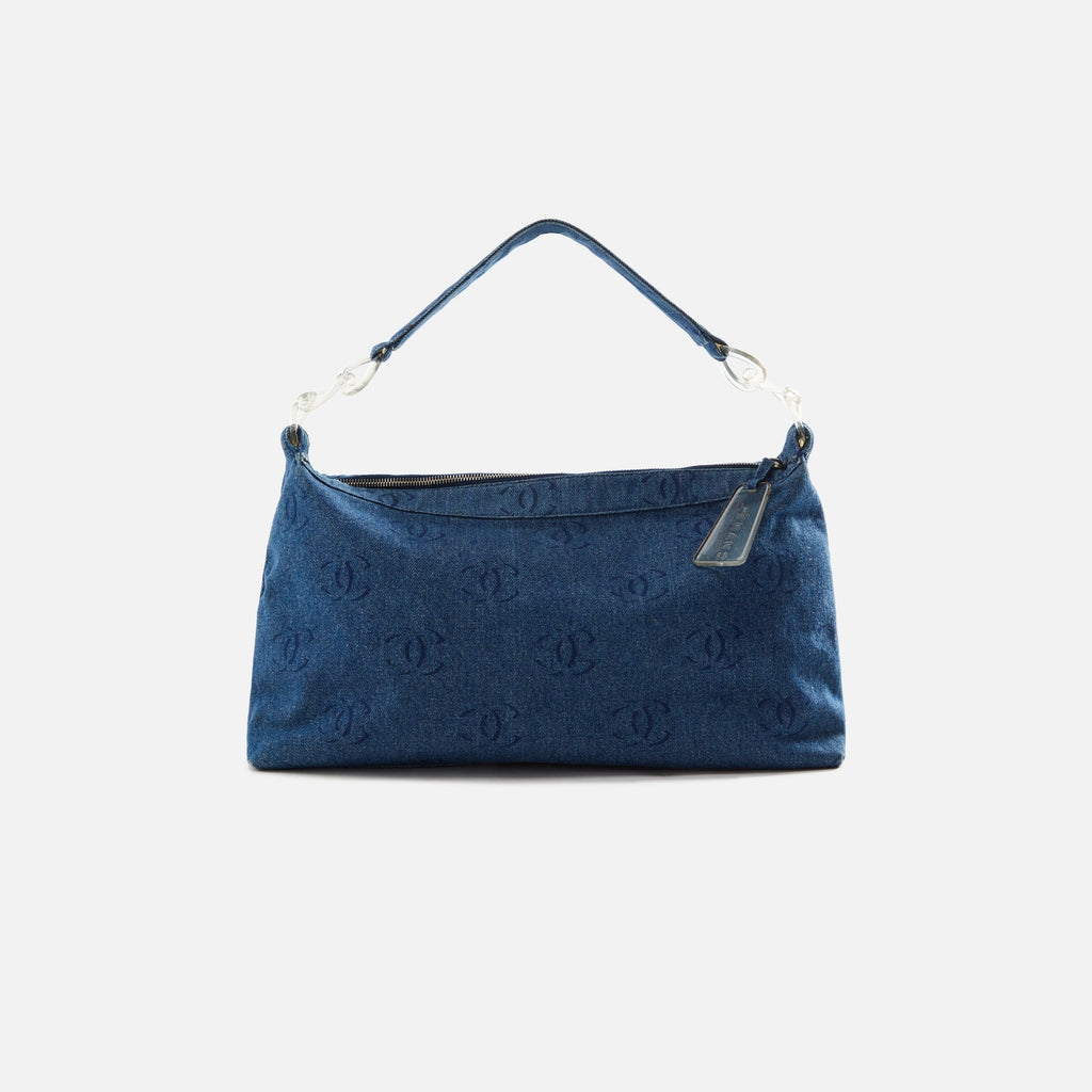 WGACA Chanel Denim Shoulder Bag - Blue