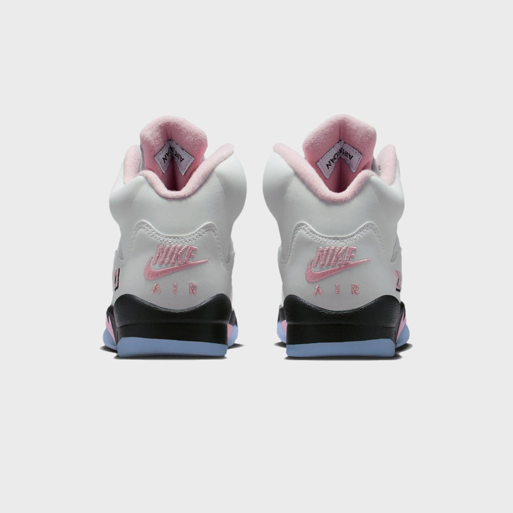 Jordan GS Air Jordan 5 Retro OG - White / Medium Soft Pink / Black