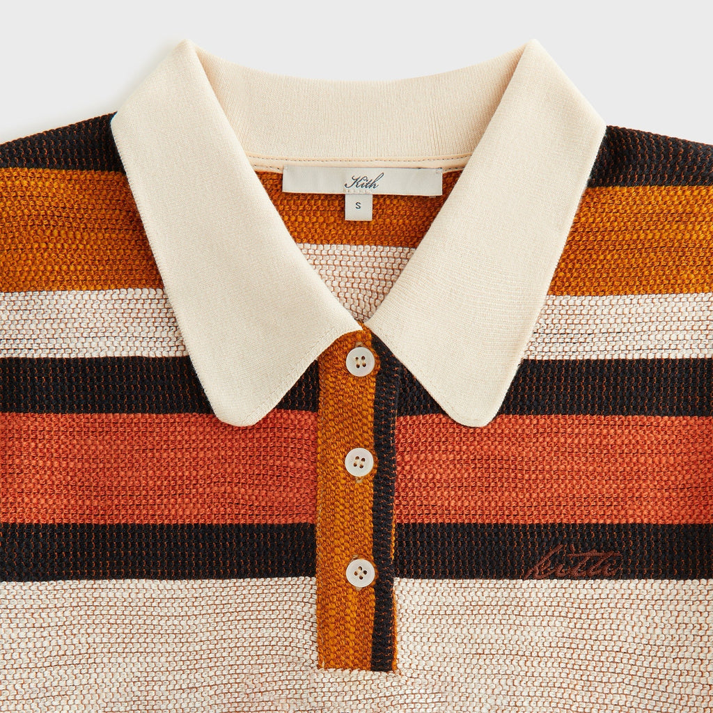 Kith Women Sansa Stripe Shrunken Polo - Flutter