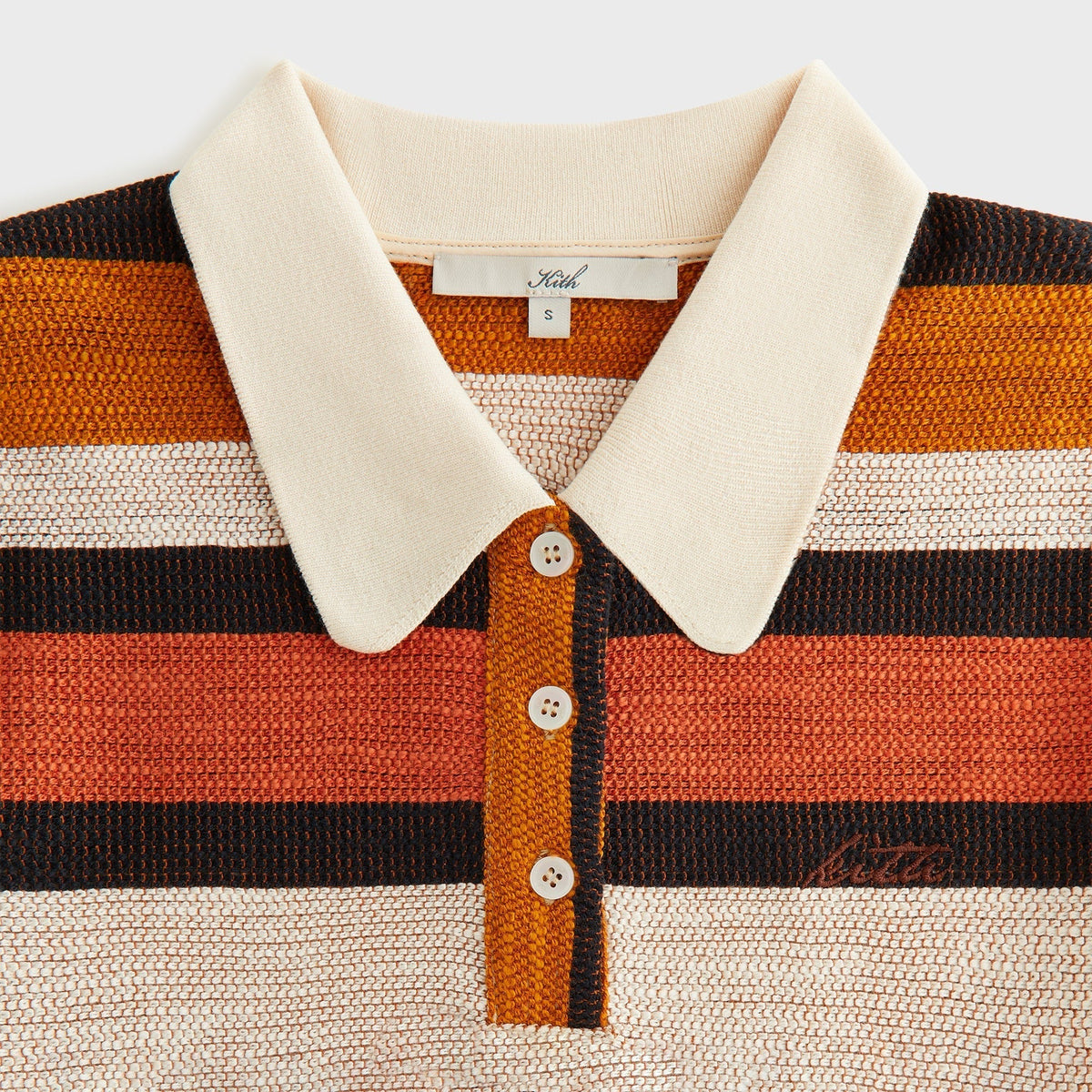 Kith Women Sansa Stripe Shrunken Polo - Flutter