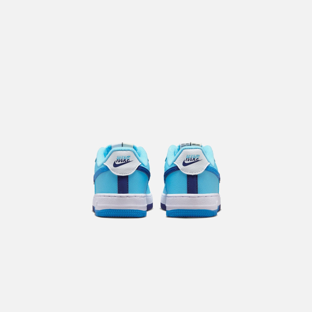 Nike Pre-School Force 1 Lv8 2 - White / Deep Royal Blue / Baltic Blue / Light Photo Blue