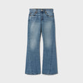 ReDone Twisted Mid-Rise Bootcut Jean - Thundestruck