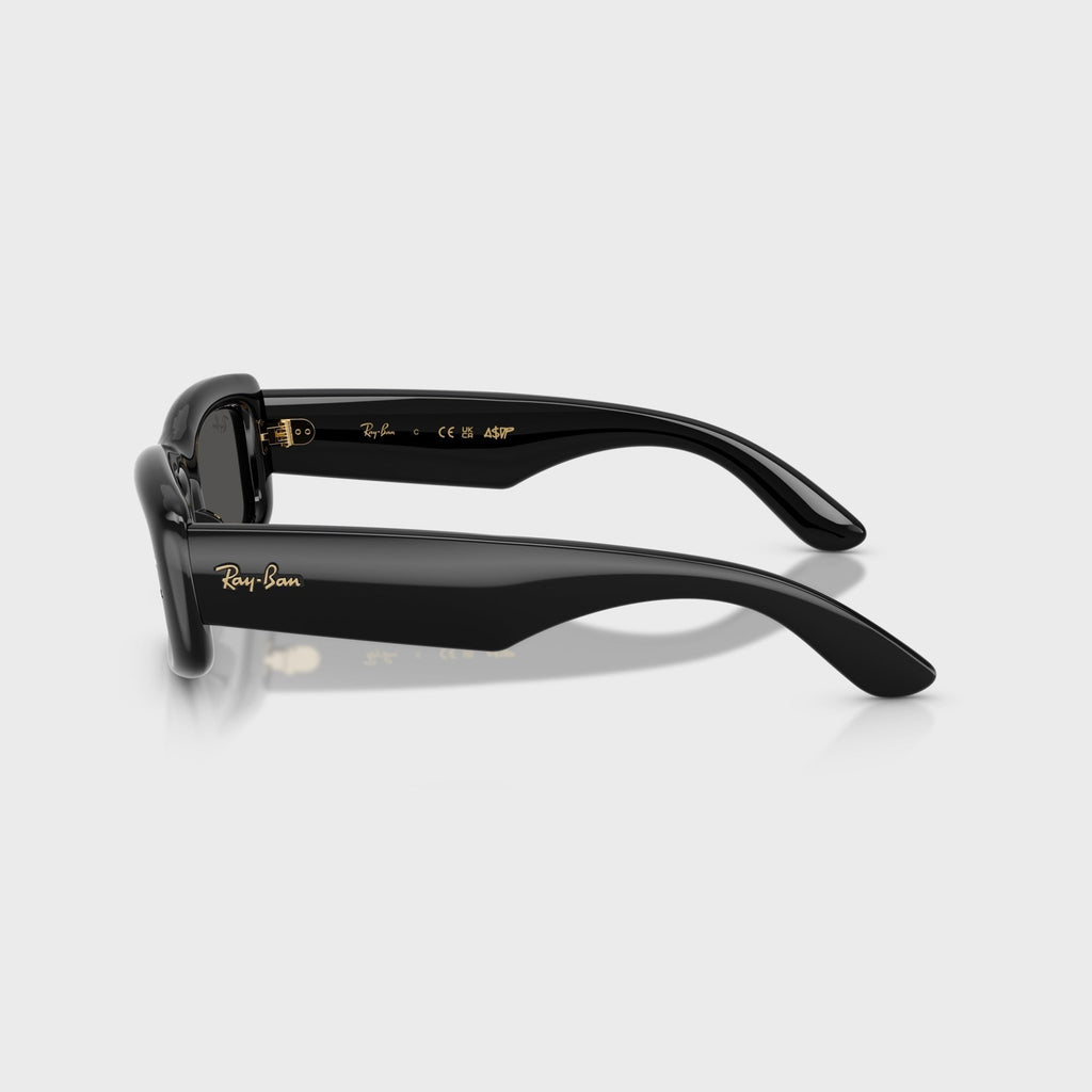 Ray-Ban x A$AP Rocky Kiliane Puffer Sunglasses - Black Frame / Dark Grey Lens