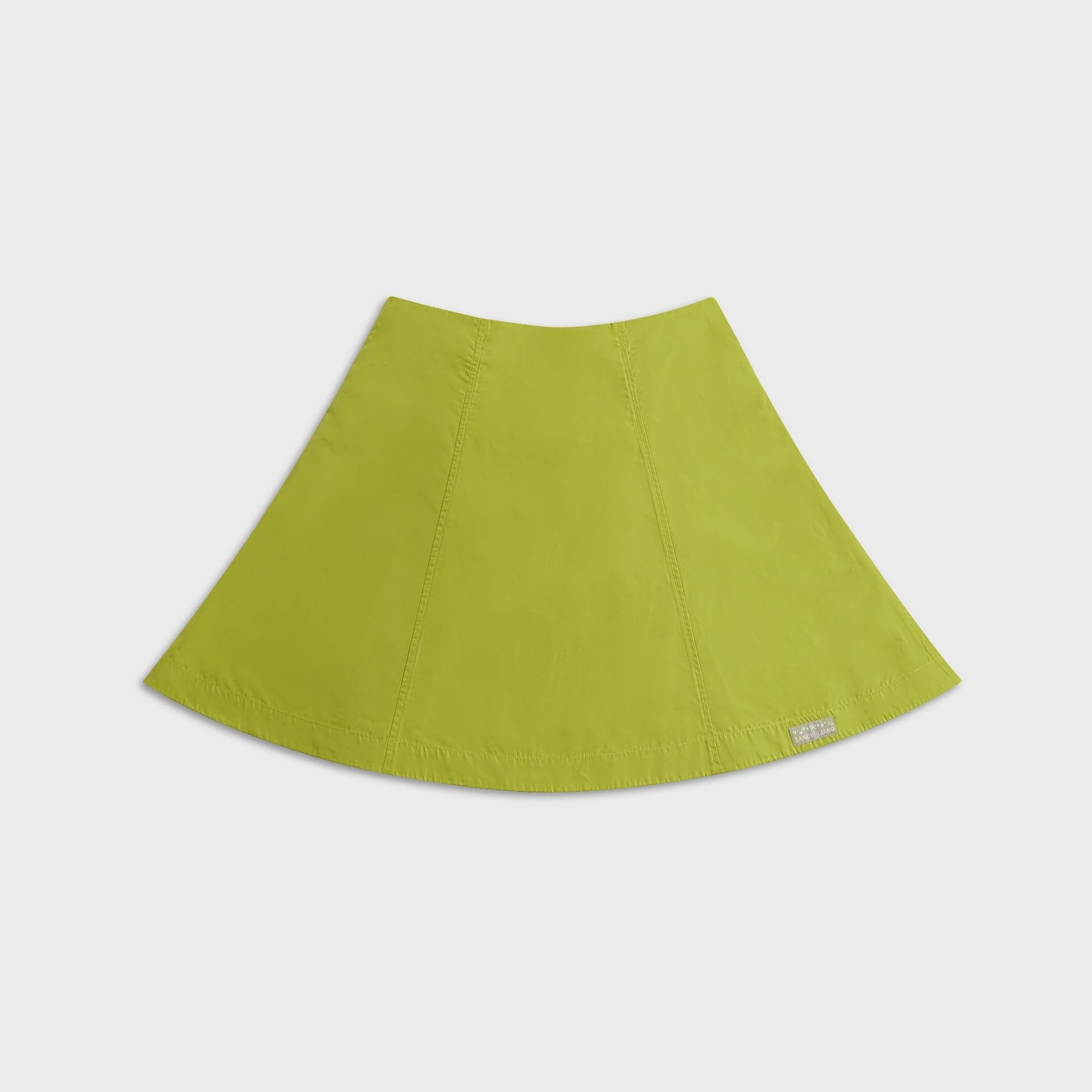 Sandy Liang Constance Skirt - Chartreuse
