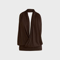 Belle Anna Cleo Top - Brown