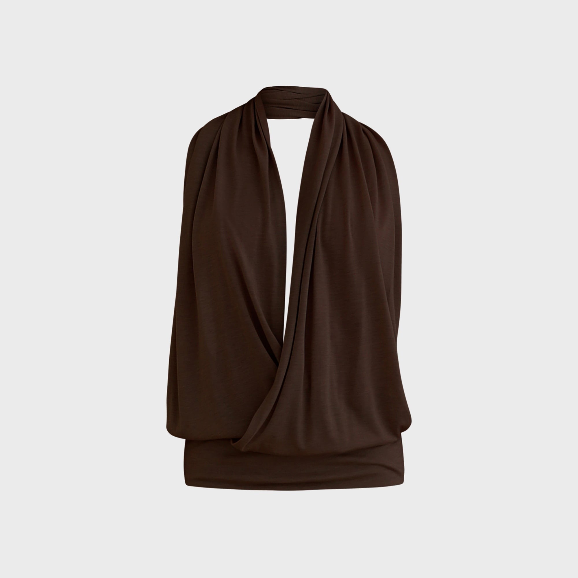 Belle Anna Cleo Top - Brown