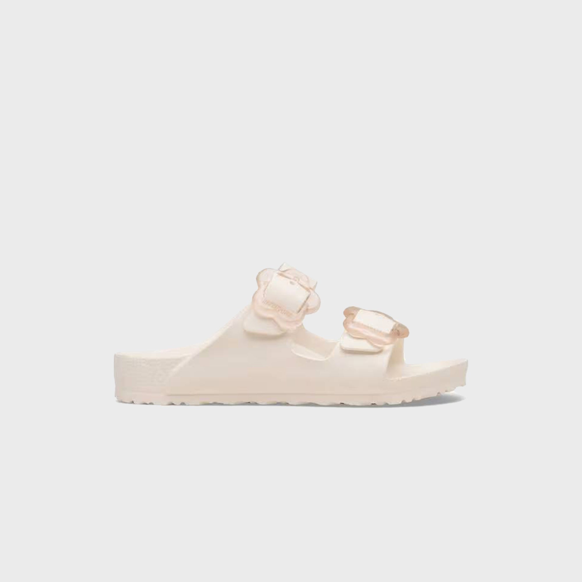 Birkenstock Kids Arizona EVA Flower Buckle - Eggshell