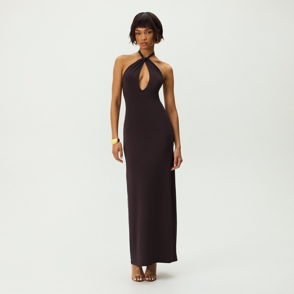 Kith Women Sasha Halter Maxi Dress - Incognito