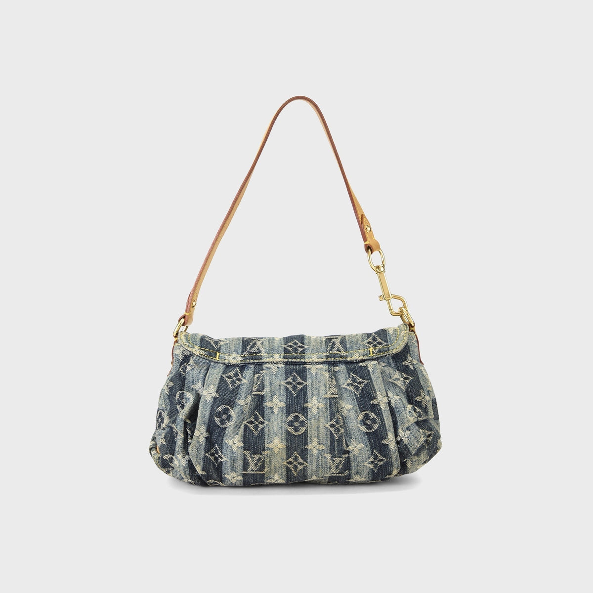 WGACA Louis Vuitton Mini Pleaty Raye Bag - Denim