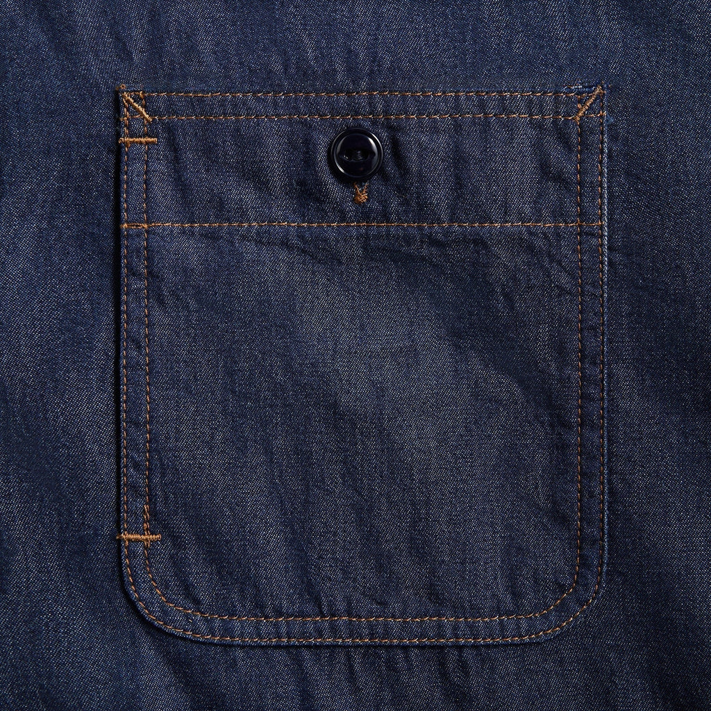 Engineered Garments Workaday 4.5 oz Denim Utility Shirt - Indigo