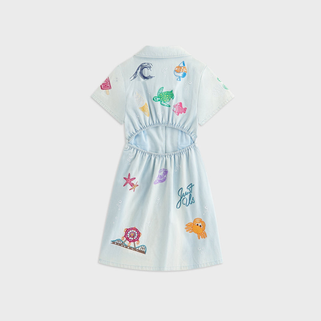 Kith Kids Novelty Lena Dress - Light Indigo