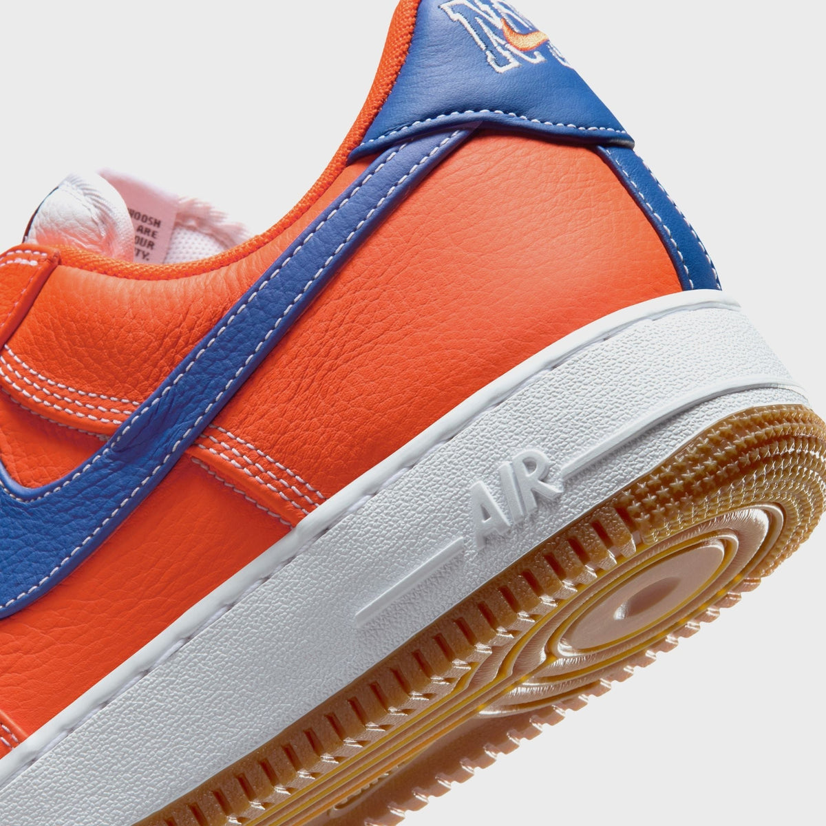 Nike Air Force 1 Low Retro Premium - Safety Orange / Rush Blue / White