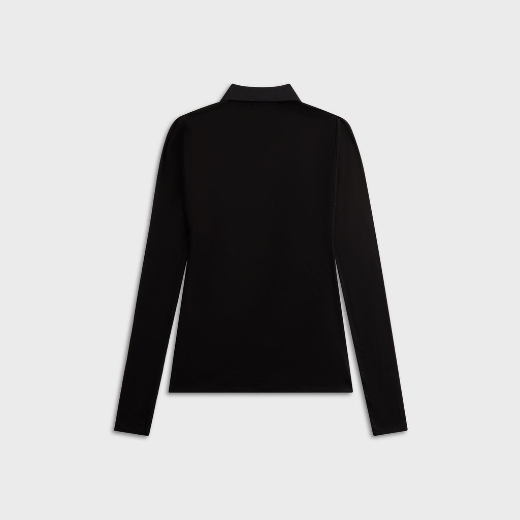 Entire Studios Longsleeve Polo - Black
