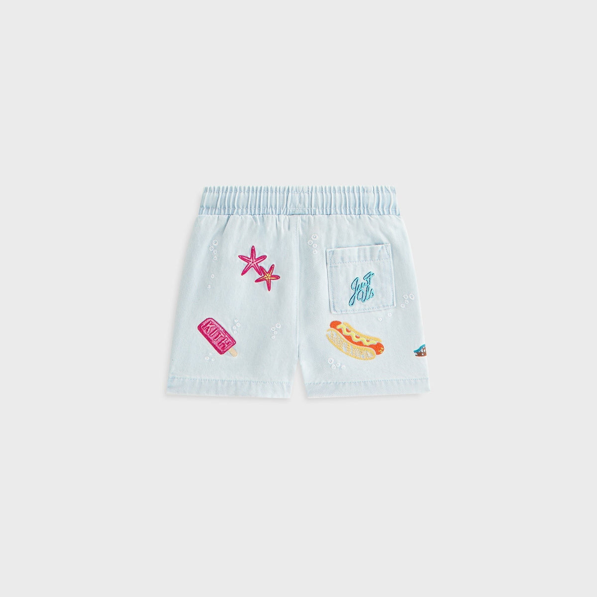 Kith Baby Novelty Thompson Camp Short - Light Indigo