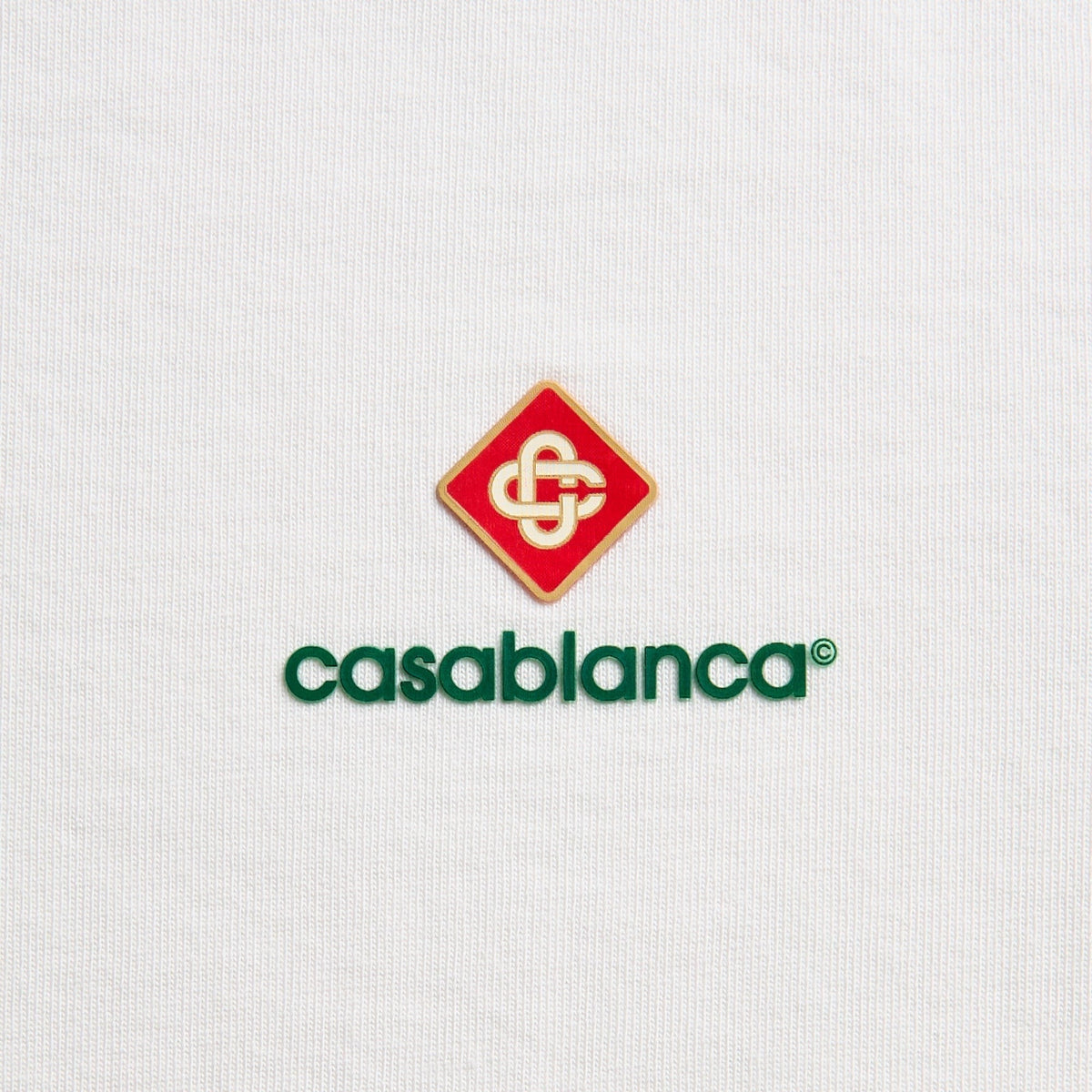 Casablanca Sport Type Short Sleeve Tee - White