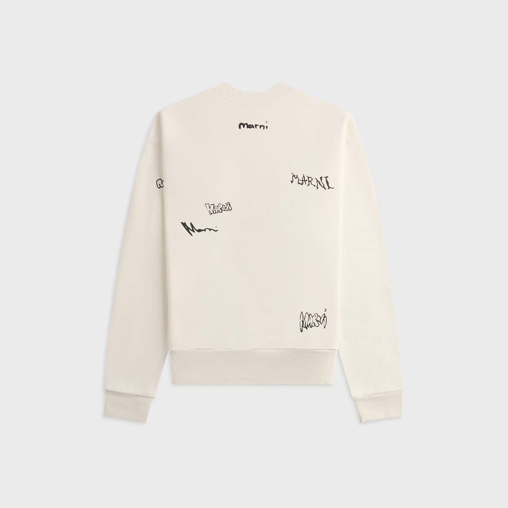 Marni Long Sleeve Sweatshirt - Natural White