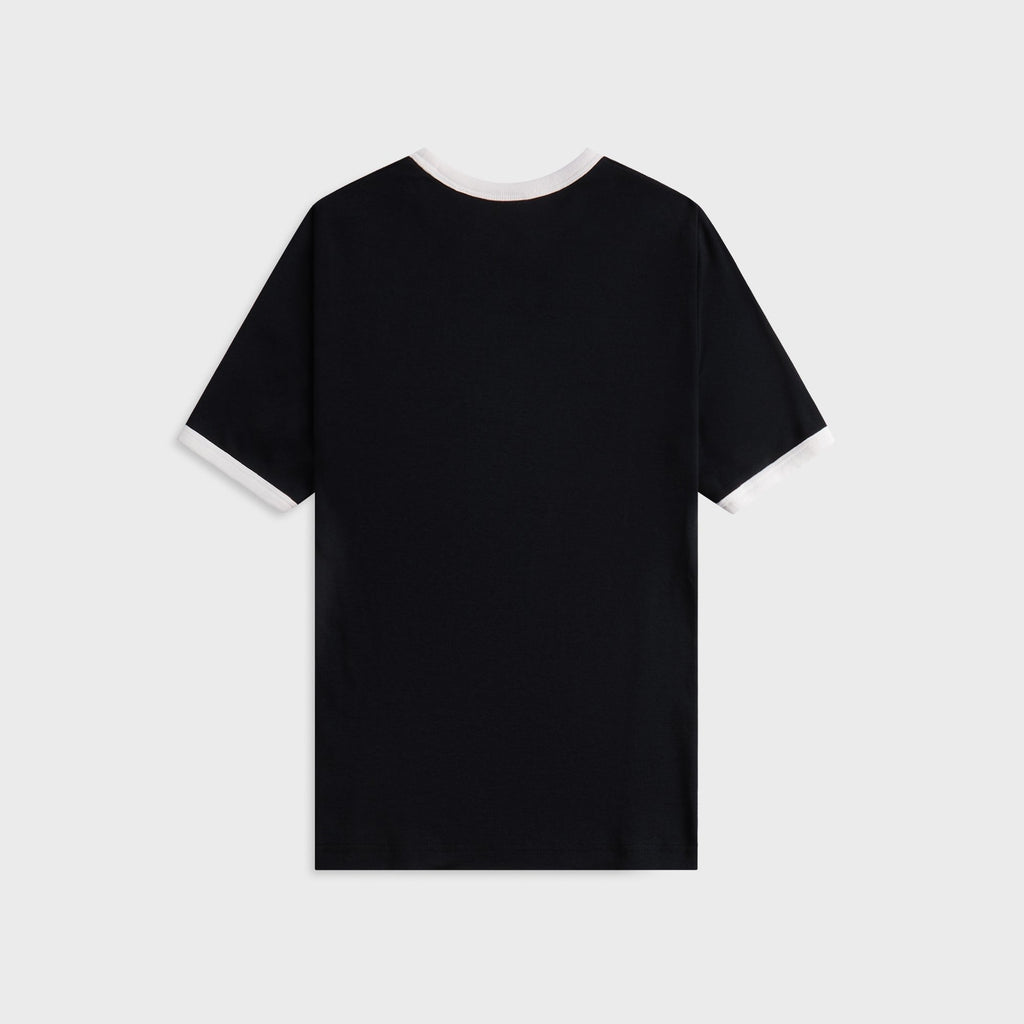 Courrèges Signature Contrast Tee - Black