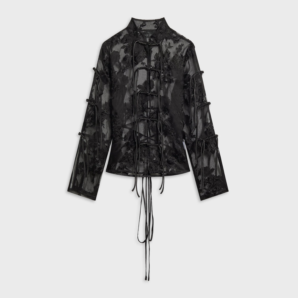 Kim Shui Selina QiPao Top - Black