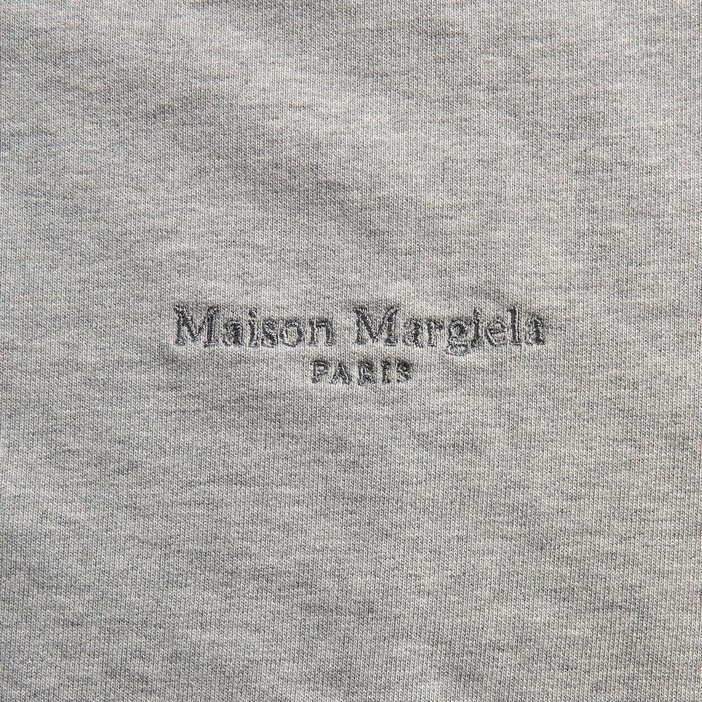 Maison Margiela Zipped Hooded Sweatshirt - Grey Melange