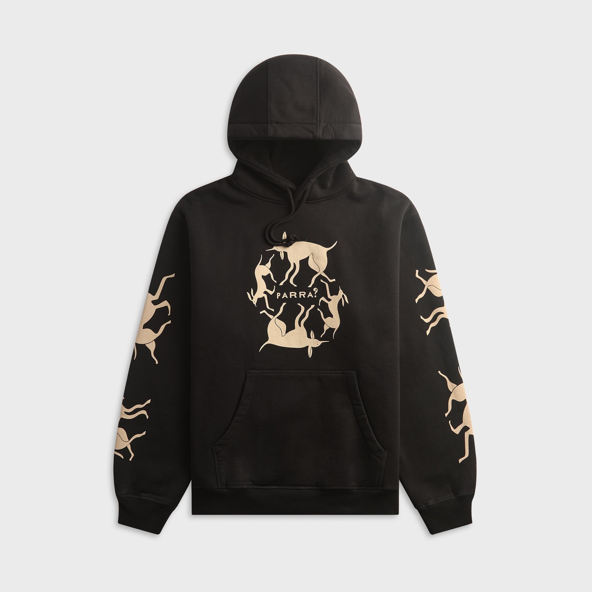 by Parra Non Grand Cafe Hooded Sweatshirt - Black