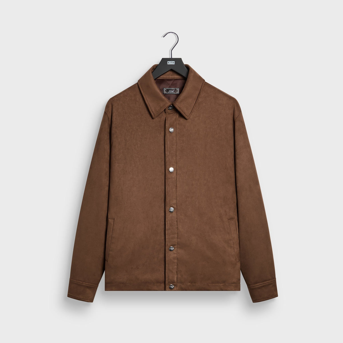Kith Microsuede Bonded Brixton Shirt Jacket - Hurricane