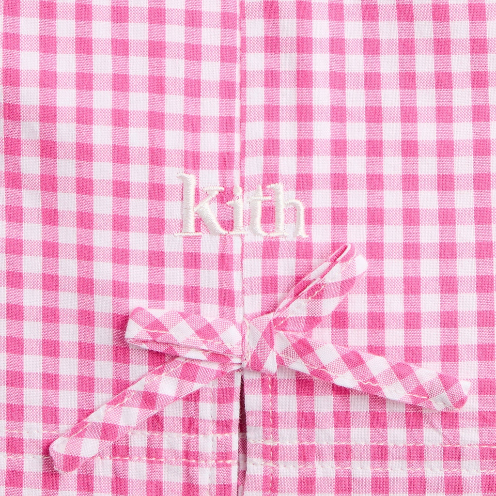 Kith Kids Gingham Tie Michla Short - Electra
