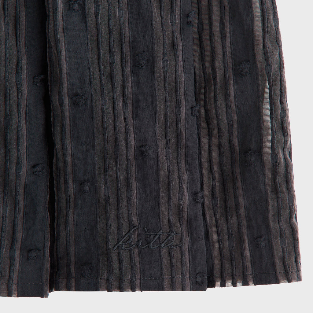 Kith Women Sashi Sheer Pleated Short - Black
