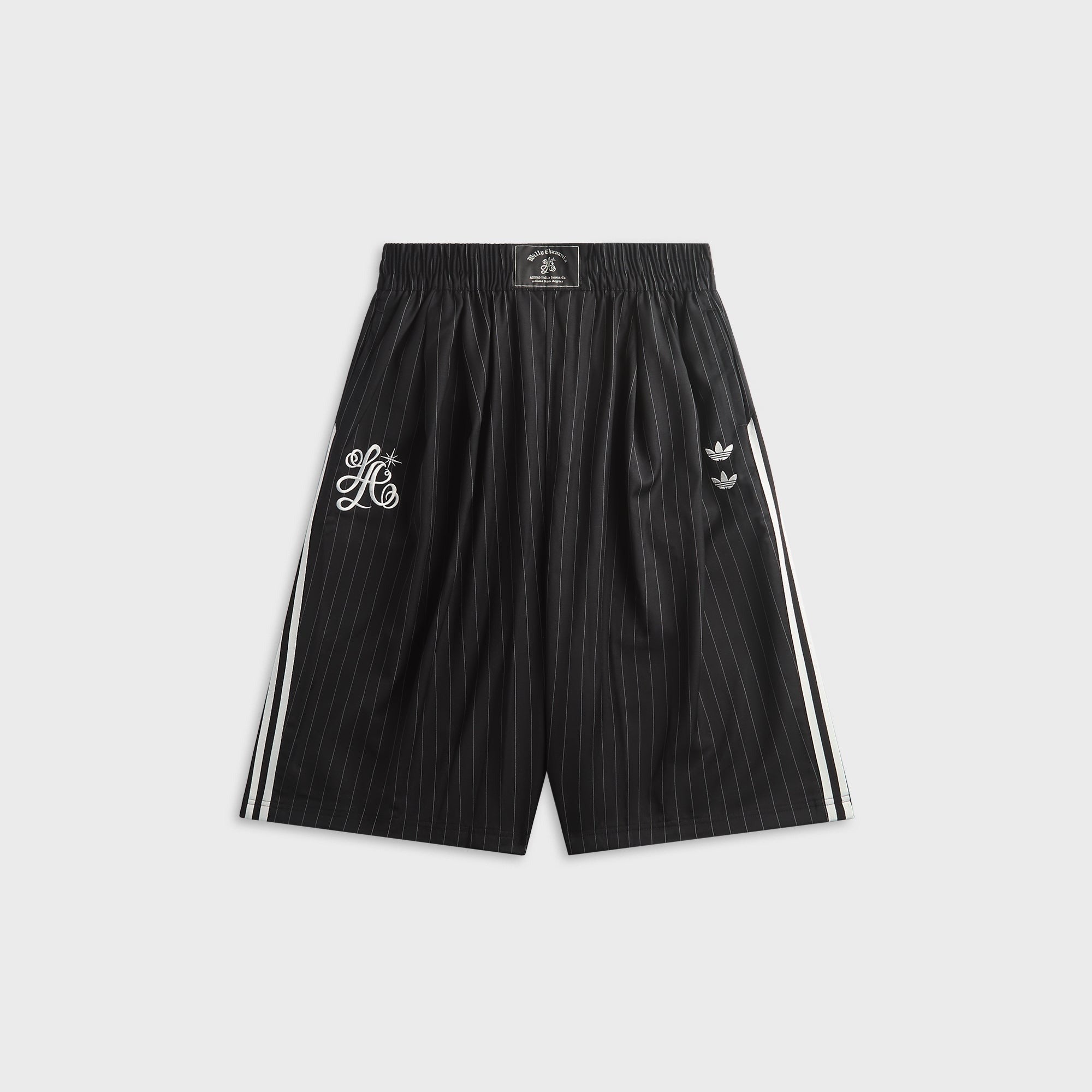 adidas x Willy Chavarria Pinstripe Long Short - Black