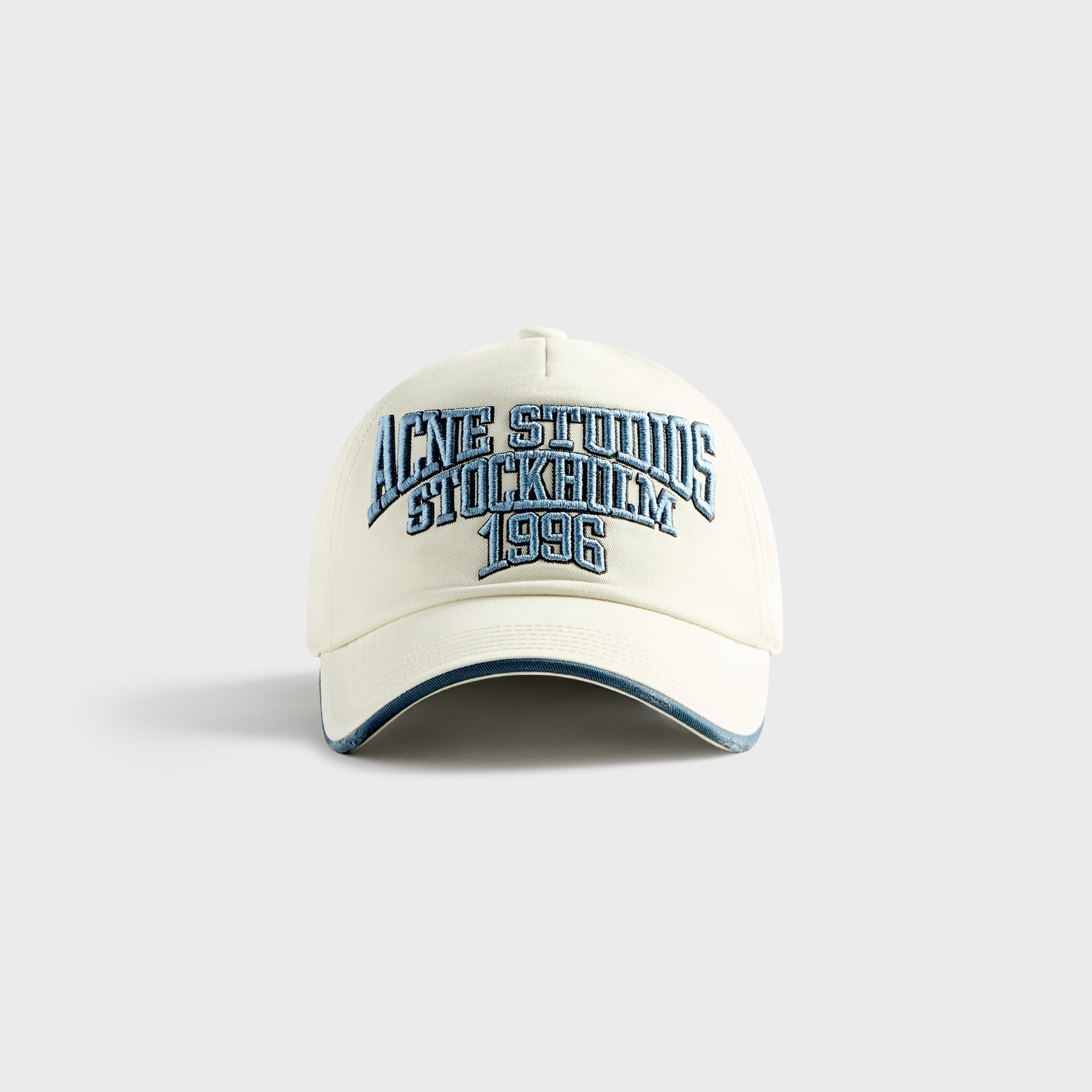 Acne Studios Embroidered Logo Cap - White / Grey