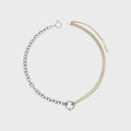 Justine Clenquet Faith Necklace - Gold / Palladium
