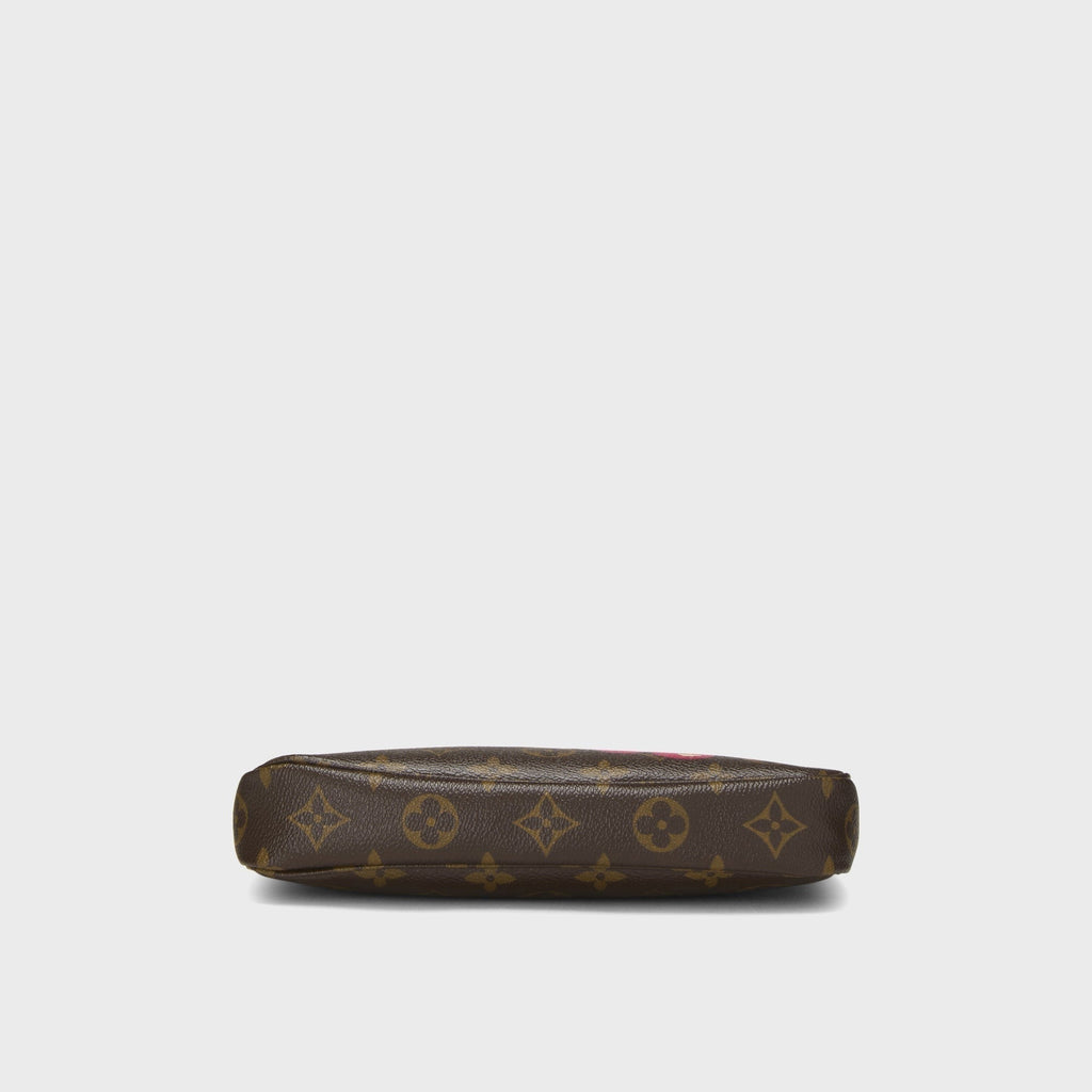 WGACA Louis Vuitton x Takashi Murakami Monogram Cherry Pochette Accessories V2 Bag - Brown