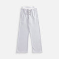 Alexander Wang Wide Leg Sweatpant with Logo Elasitic Brief - White