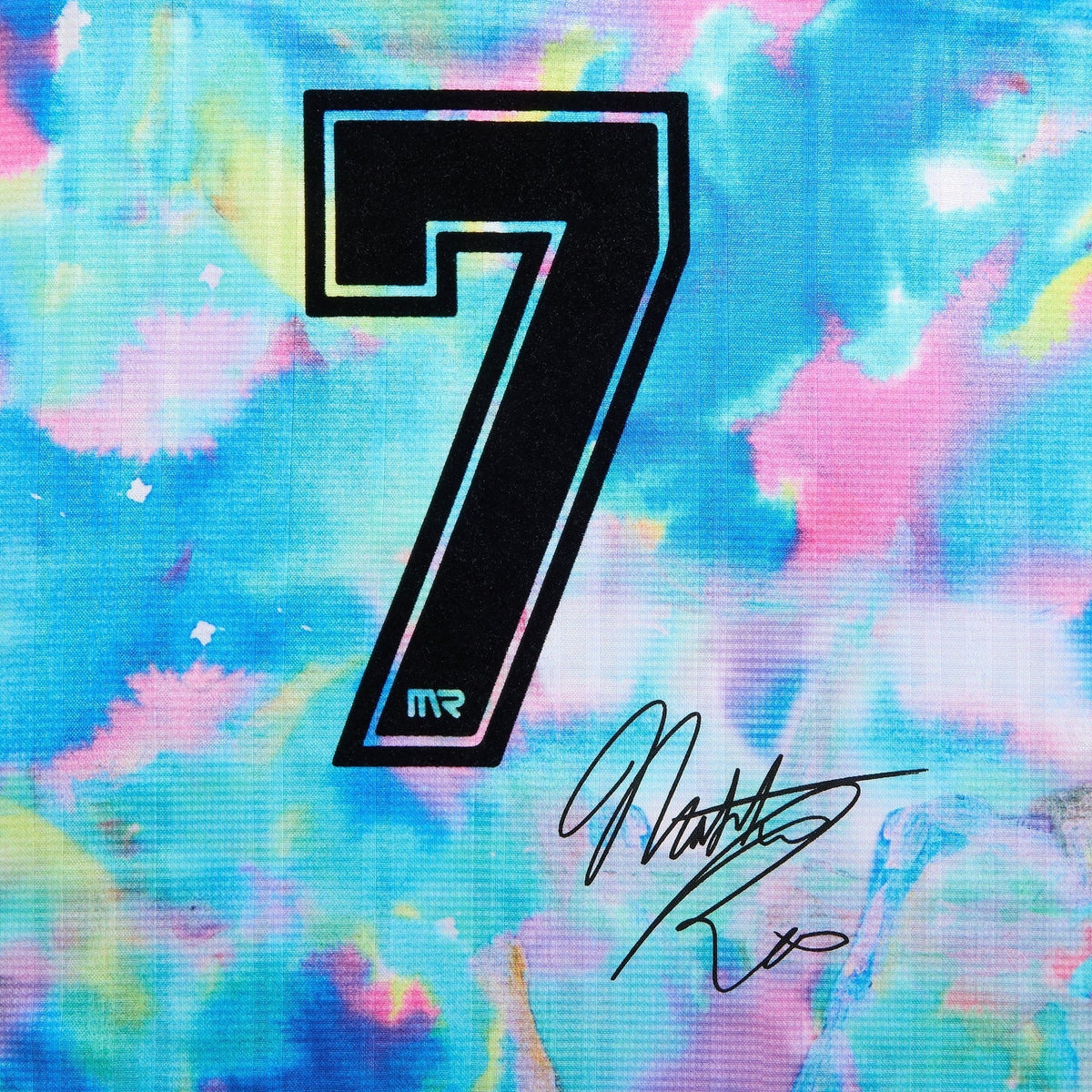 Martine Rose Printed Football Top - Blue Watercolor