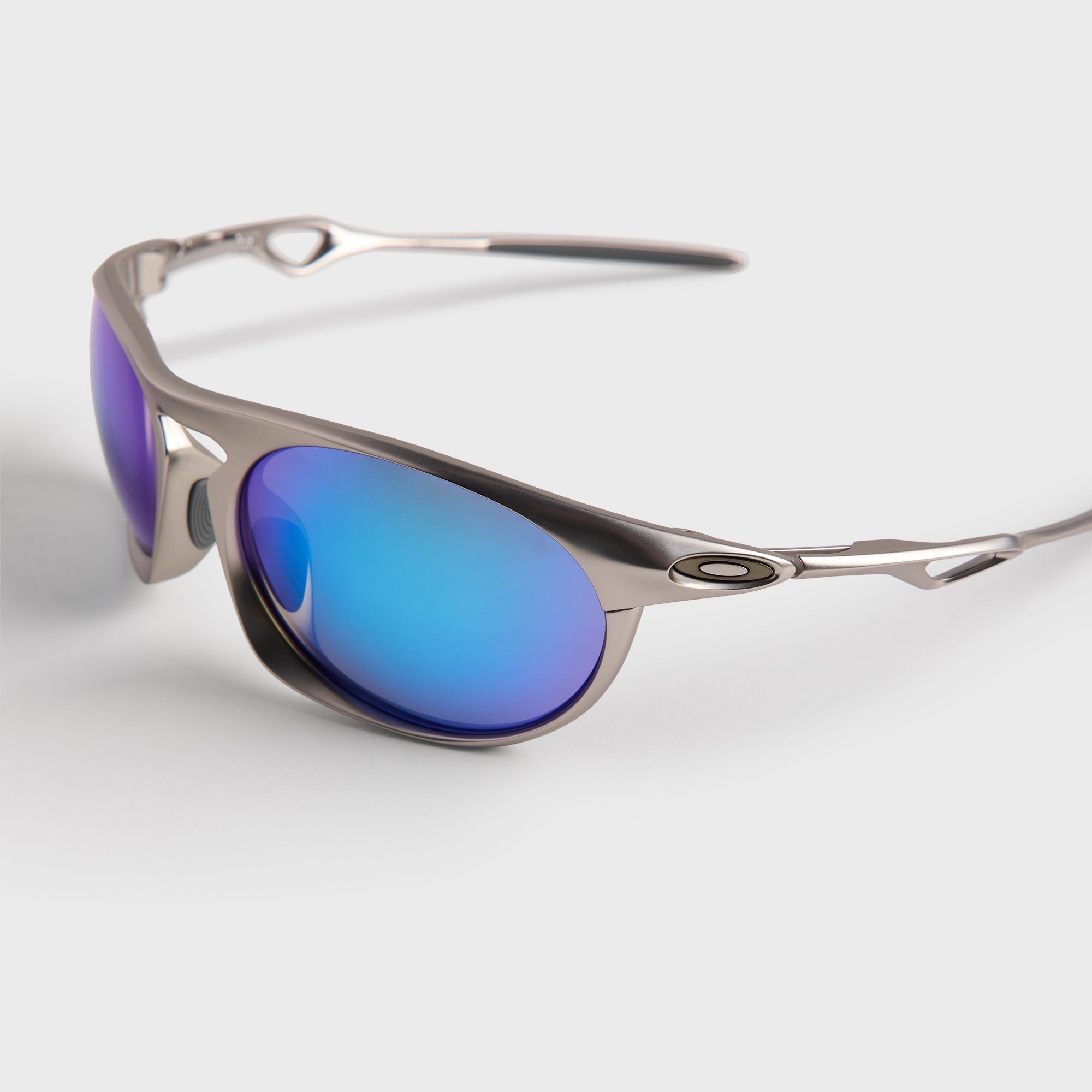 Oakley Neo Jacket Sunglasses - Satin Chrome / Prizm Sapphire